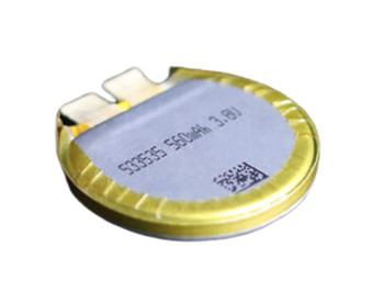 3.7V 560mAh nieuwe ronde lithium-ionbatterij Smart Watch 533535