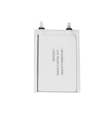 TBD 3.7V 70mAh ultradunne LiPo-batterij voor elektronische RFID-tags