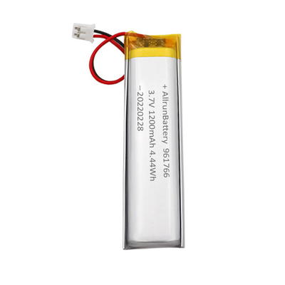 de Douane Li-Polymeer van 3.7V 1200mAh ultra Smalle Batterijenpakken voor Draagbare Medische apparaten