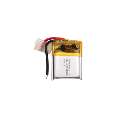 3,7 V 40 mAh ultrakleine LiPo-batterij / lithium-polymeerbatterij 401215