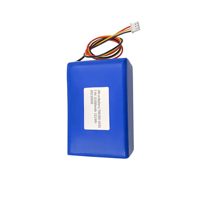 2S3P Lichte Li-ion-polymeerbatterij 7,4 V 15000 mAh LiPo-batterij