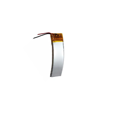 Aangepaste 320mAh 3,7 V draagbare oplaadbare batterij Gebogen LiPo-batterij