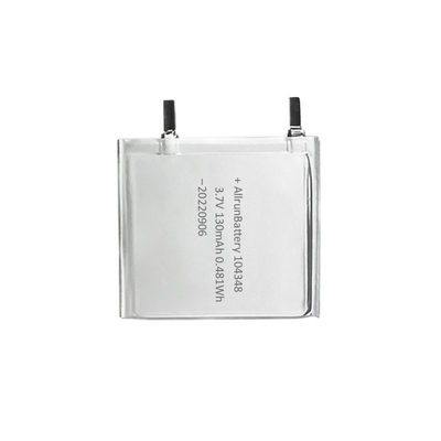 MP5-speler 3,7 V 130 mAh Ultradunne LiPo-batterij Lange cyclus 104348