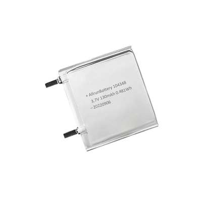 MP5-speler 3,7 V 130 mAh Ultradunne LiPo-batterij Lange cyclus 104348