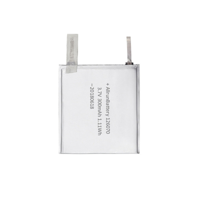 OEM 1C 3.7V 300mAh ultradunne lithium-polymeerbatterij voor MP5-speler