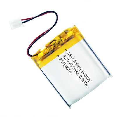Krachtige LiPo-batterij 3,7 V 800 mAh oplaadbare Li-polymeerbatterij