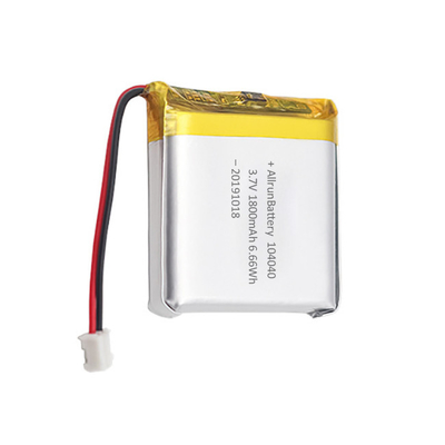 Aangepaste oplaadbare medische lithiumbatterij LiPo 3,7 V 1800mAh