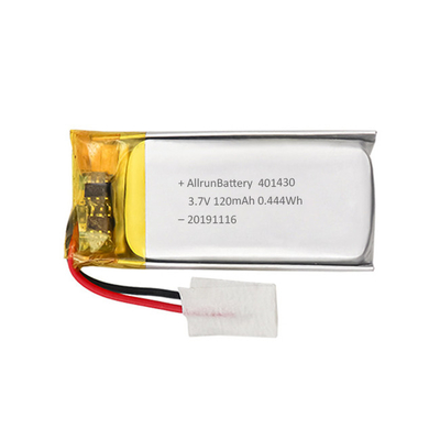 3.7V 120mAh LiPo-batterij Oplaadbare aangepaste lithium-polybatterij 1C