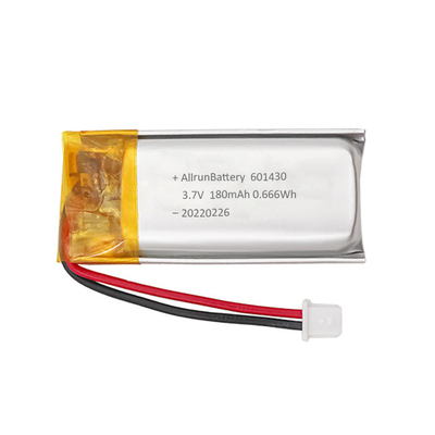 Aangepaste 3.7V 180mAh LiPo-batterij 1C oplaadbare Li Poly-batterij