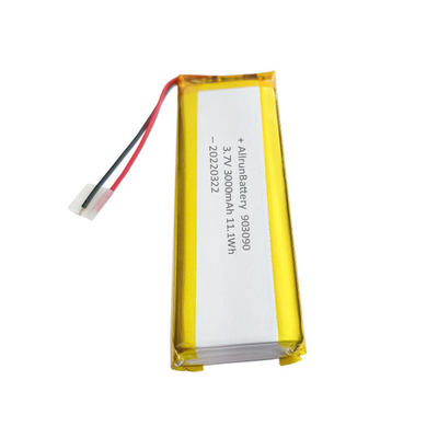 Aangepaste oplaadbare lithium-polymeerbatterij 3,7 V 3000 mAh 903090