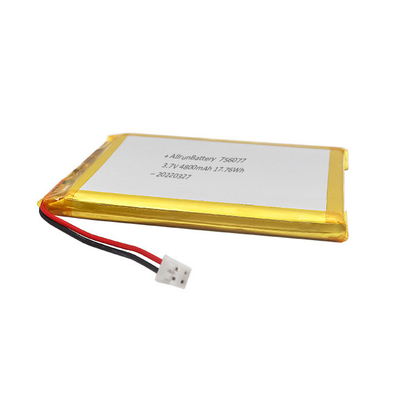 Dunne lithium-polymeerbatterij 3,7 V 4800 mAh rechthoekig lithium-ion lithium-polymeer