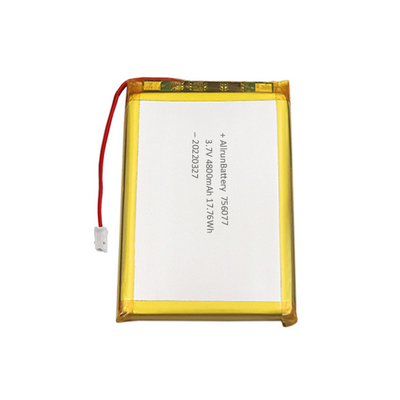 Dunne lithium-polymeerbatterij 3,7 V 4800 mAh rechthoekig lithium-ion lithium-polymeer