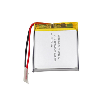 Rechthoekige lithium-polymeerbatterij 1500 mAh 3,7 V poly-lithiumbatterij