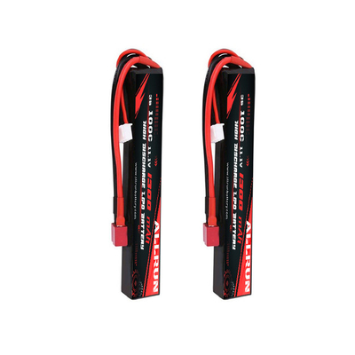 RC 100C 11.1V Li-polymeerbatterij Hoge C-snelheid 3S 1300mAh LiPo-batterij
