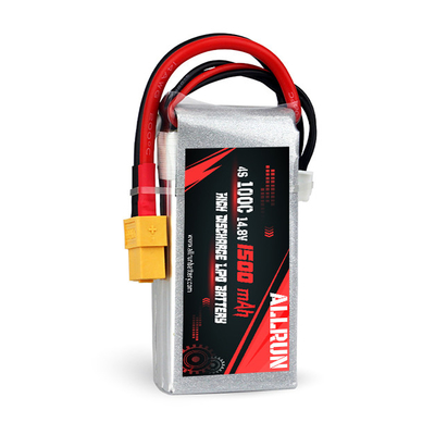 14.8V 4S 1500mAh LiPo-batterij 100C LiPo-batterijpak met hoge C-snelheid