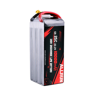 22.2V 6S 10000mAh LiPo-batterij 25C LiPo-batterijpak met hoge C-snelheid
