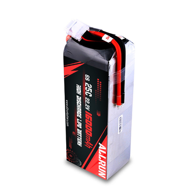 Elektrisch gereedschap LiPo-batterijpak met hoge ontlading 25C 22.2V 6S 16000mAh