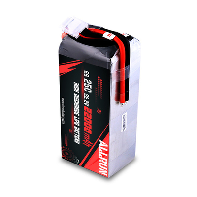25C 6S 22000mAh LiPo-batterij 22,2V LiPo-batterijpak met hoge C-snelheid