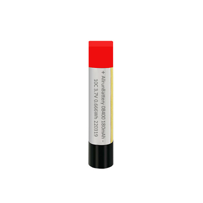 Dunne 10C aangepaste LiPo-batterij 3.7V 180mAh cilindrische Li-polymeerbatterij
