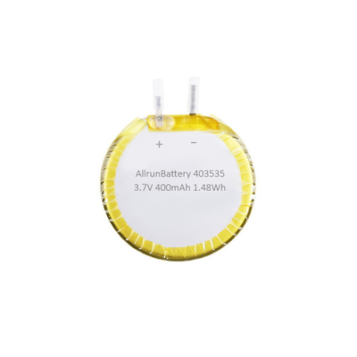 Ronde aangepaste LiPo-batterij 3,7 V 400mAh lithium-polymeerbatterij
