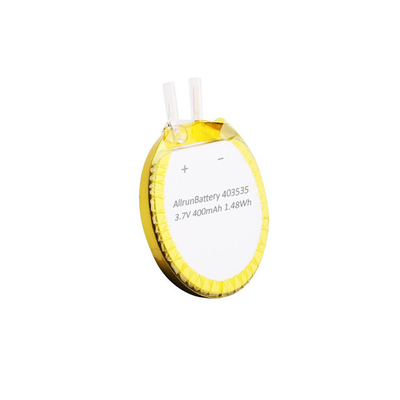 Ronde aangepaste LiPo-batterij 3,7 V 400mAh lithium-polymeerbatterij