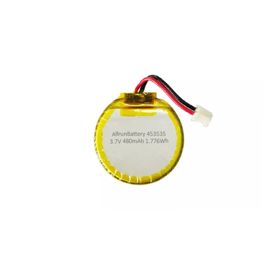 Ronde 3,7 volt lithium-polymeerbatterij 480mAh LiPo-batterij oplaadbaar