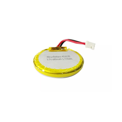Ronde 3,7 volt lithium-polymeerbatterij 480mAh LiPo-batterij oplaadbaar