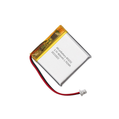 3.7V 460mAh Light IoT-batterijpak Oplaadbare vierkante LiPo-batterijpak