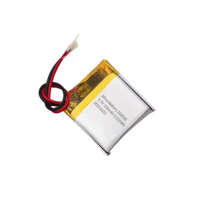 Krachtige 3,7 V 150 mAh oplaadbare vierkante LiPo-batterijset 502020
