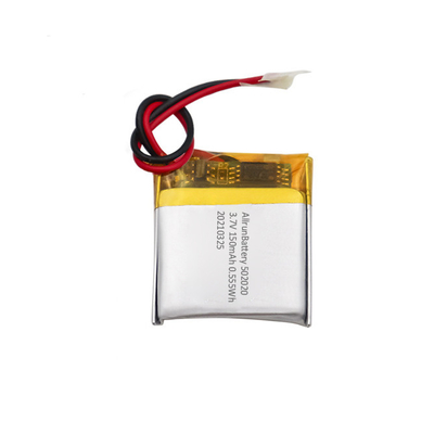 Krachtige 3,7 V 150 mAh oplaadbare vierkante LiPo-batterijset 502020