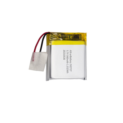 PCM vierkante batterij Oplaadbare 3,7 V 360mAh LiPo-batterij