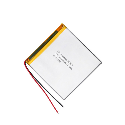 Oplaadbare vierkante Li-ion-polymeerbatterij 3,7 V 3000 mah LiPo-batterij