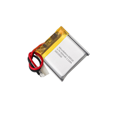 1C 3,7 V 300 mAh lithium oplaadbare polymeerbatterij 602525