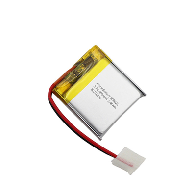 Licht 1C vierkante batterij Oplaadbare 3,7 V batterij 400mAh