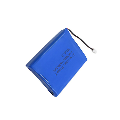 2S1P 7.4V 3000mAh medische lithiumbatterij Krachtig oplaadbaar