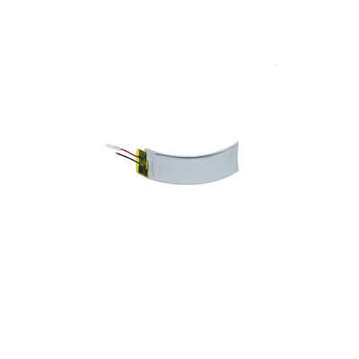 High Cycle oplaadbare gebogen LiPo-batterij 3,7 V 45mAh 401629