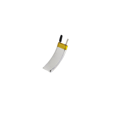 3.7V 30mAh 250727 oplaadbare gebogen LiPo-batterij voor draagbaar product