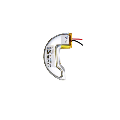 Power Solution Aangepaste C-vorm LiPo-batterij 3,7 V 165mAh Hoge betrouwbaarheid