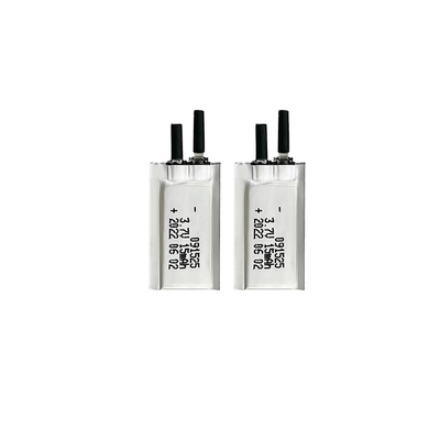 Op maat gemaakte oplaadbare ultradunne LiPo-batterij van 3,7 V 15 mAh 091525